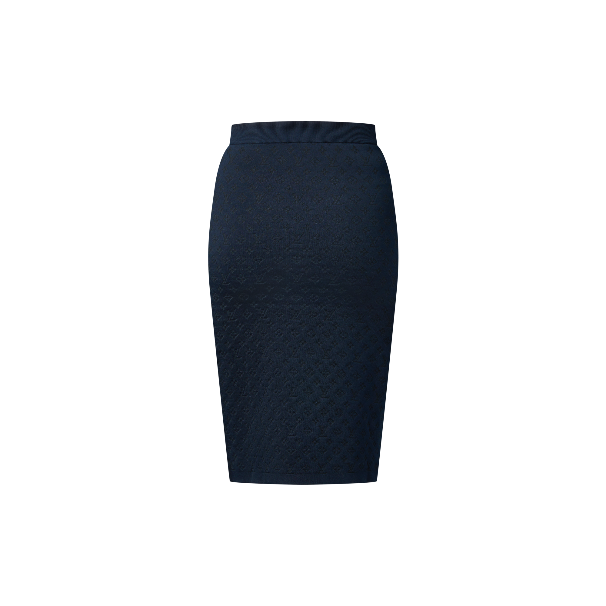 Monogram Jacquard Knit Skirt  in Women