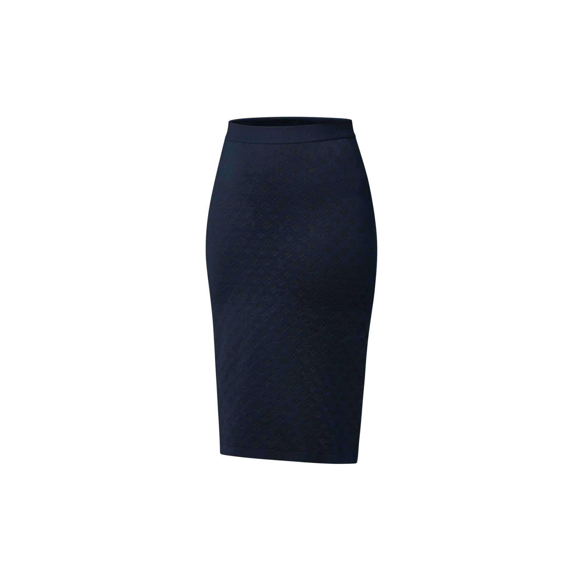 Monogram Jacquard Knit Skirt  in Women