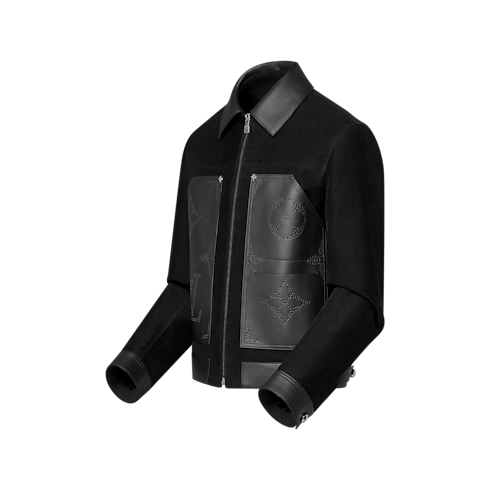 Monogram Mix Leather Workwear Blouson in Men's Ready to Wear Outerwear and Coats collections by Louis Vuitton (Product zoom)
