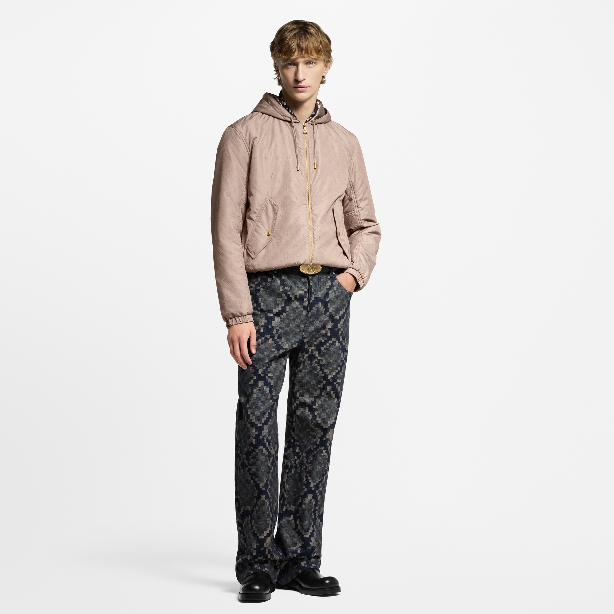 Monogram Padded Windbreaker  in Men