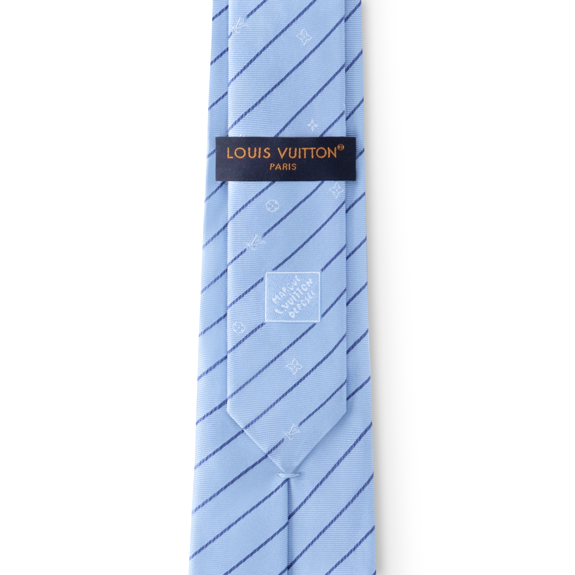 Monogram Pinstripes Tie . in Men