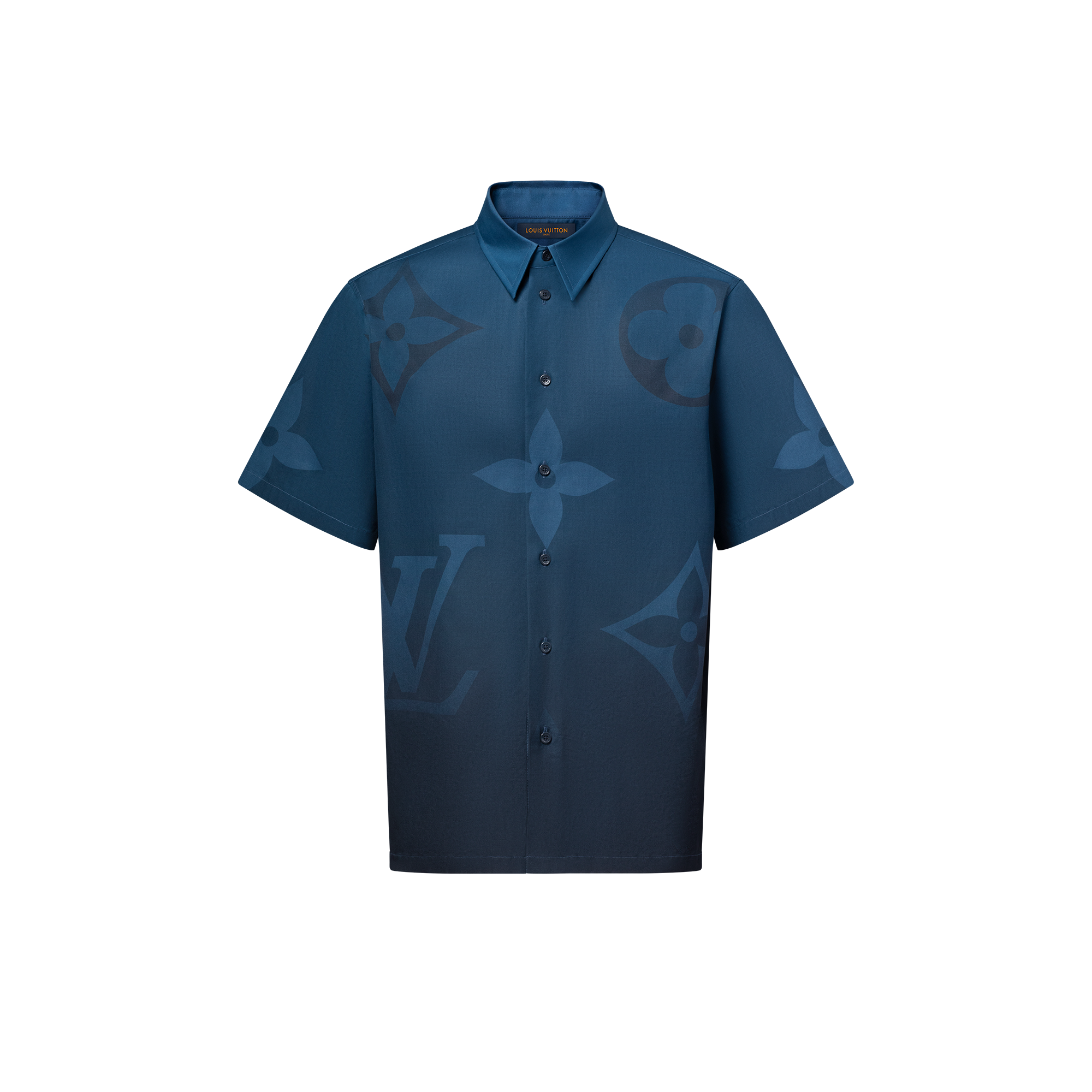 Monogram 印花圖案短袖襯衫  in 男士