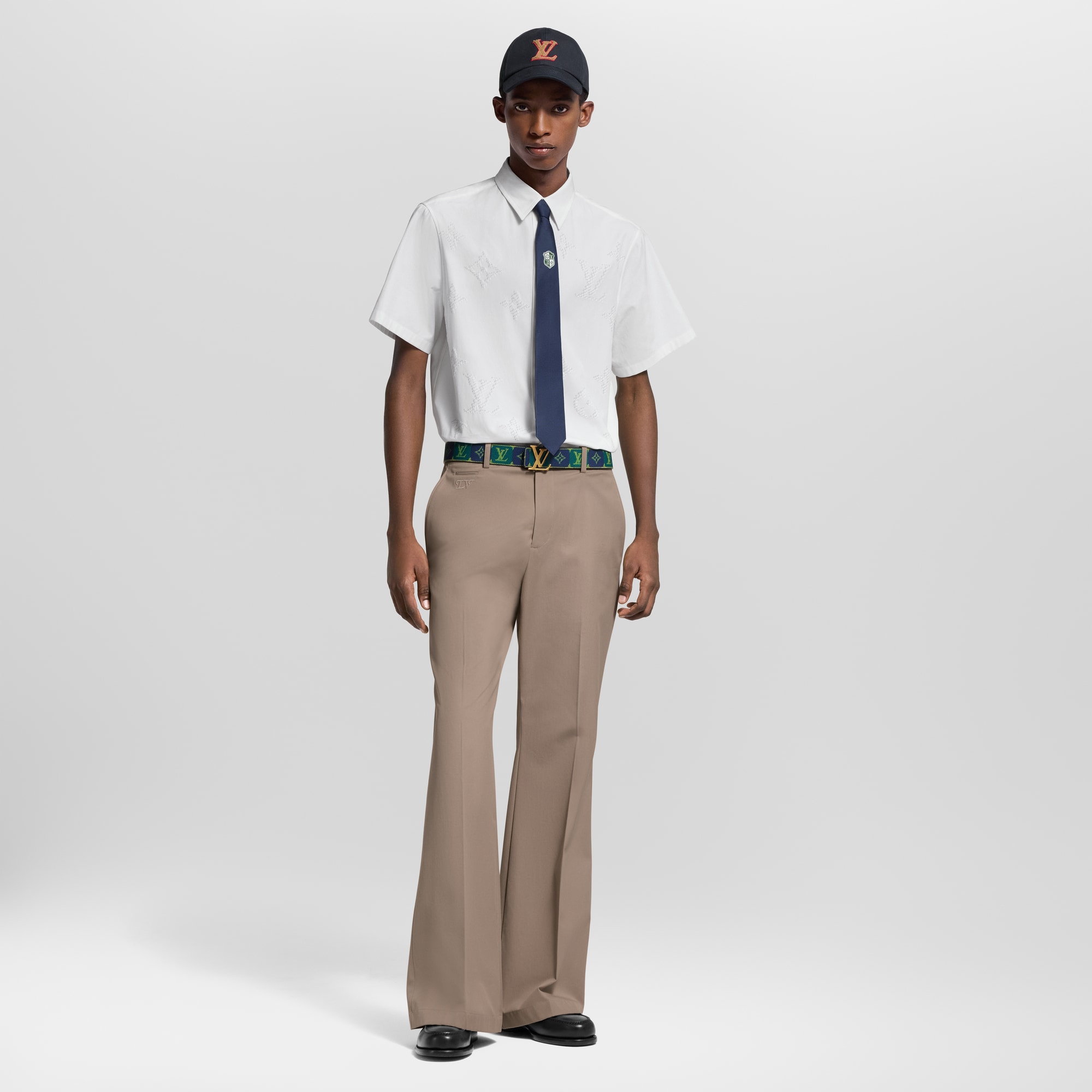 Monogram 印花短袖襯衫  in 男士