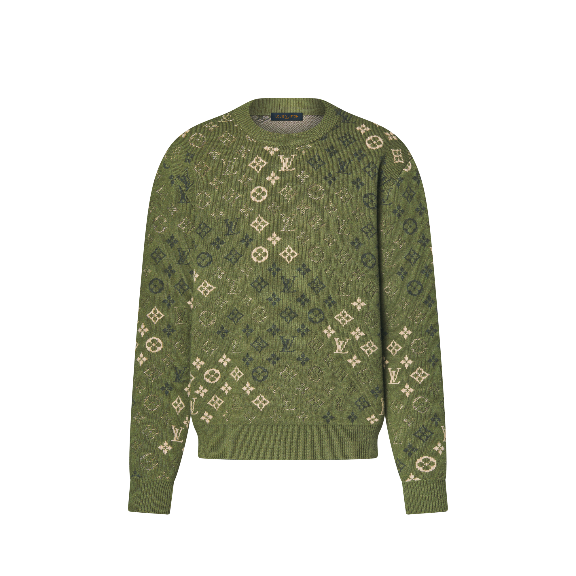 Monogram圖案套頭衫  in 男士