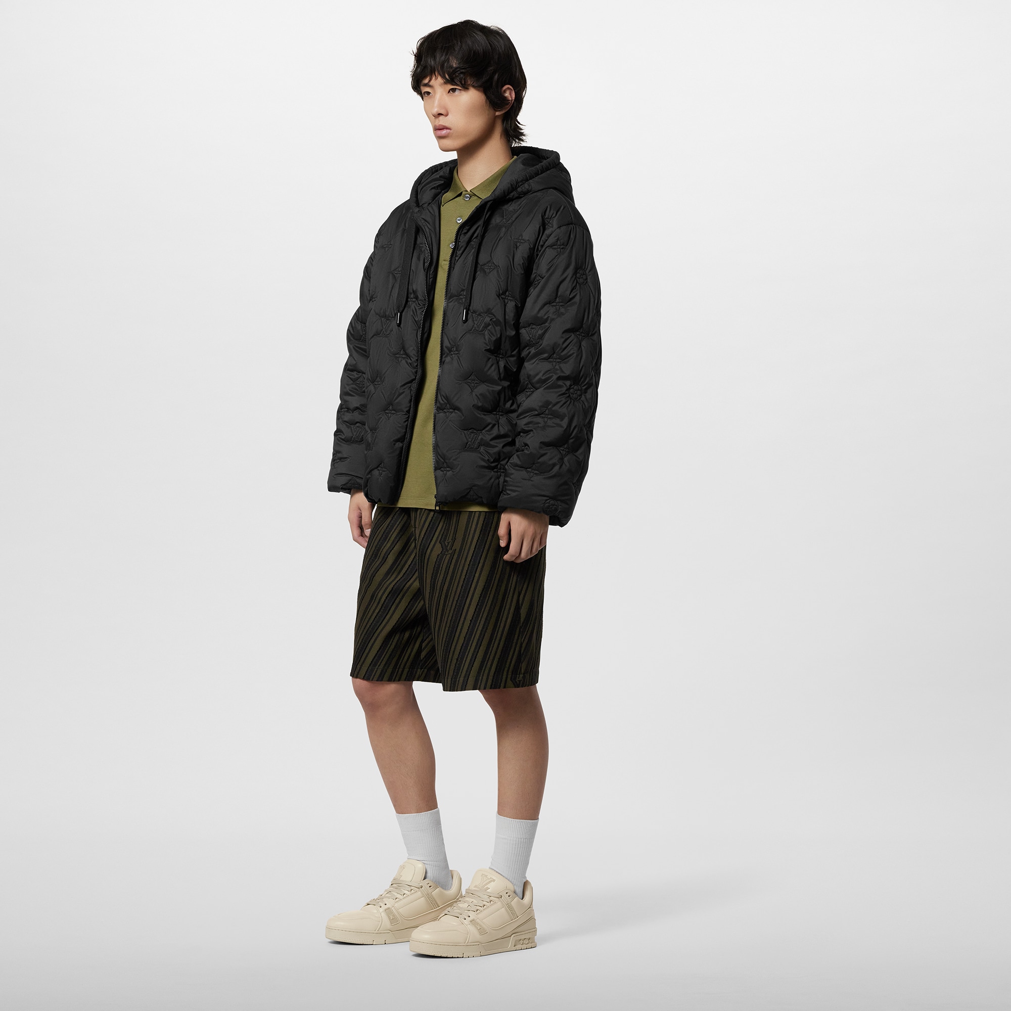 Monogram Quilted Hooded Blouson  in Men