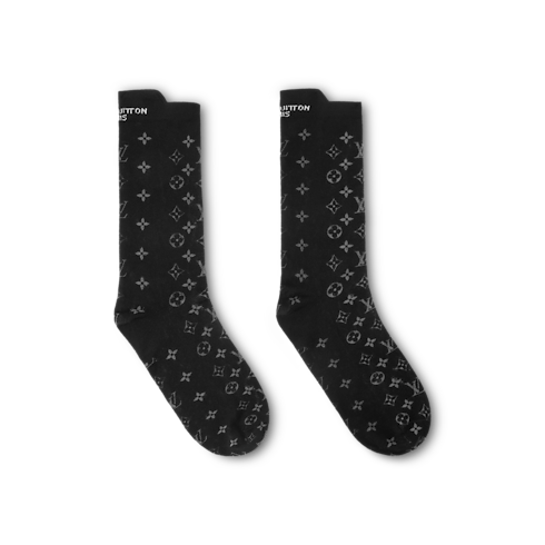 Monogram Reporter Socks front view