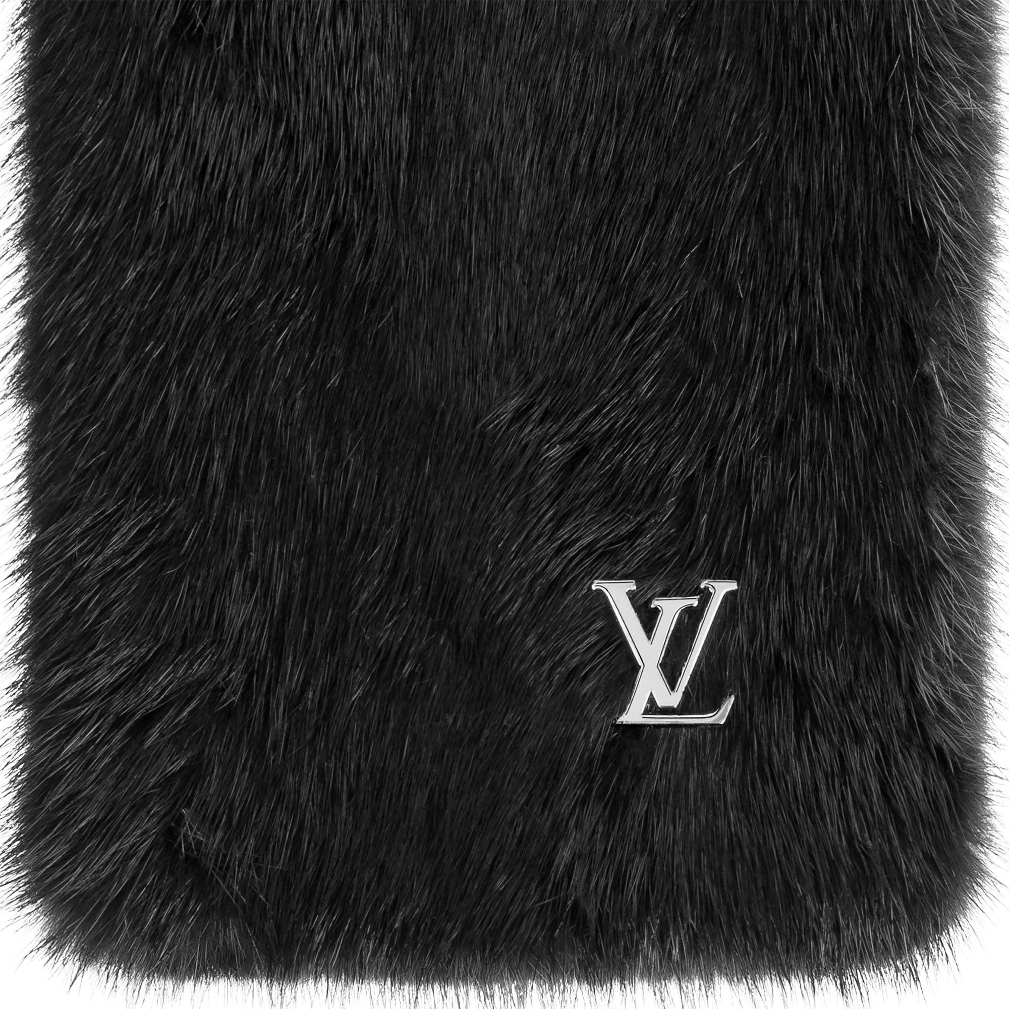 Monogram Reverse Fur Scarf . in Men