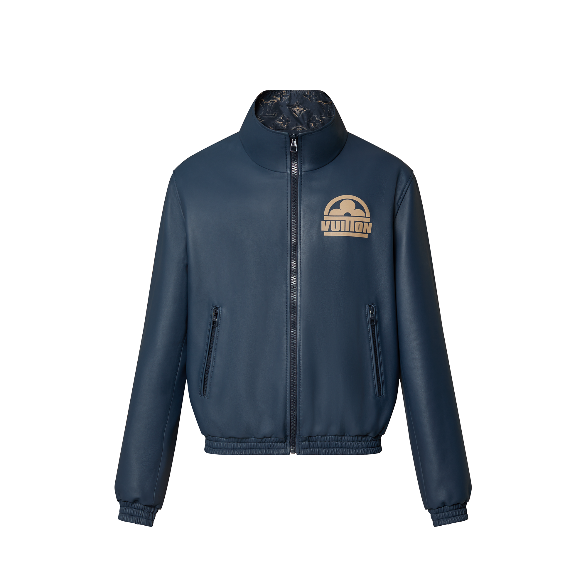 Monogram Sand 雙面混合面料皮革外套  in 男士