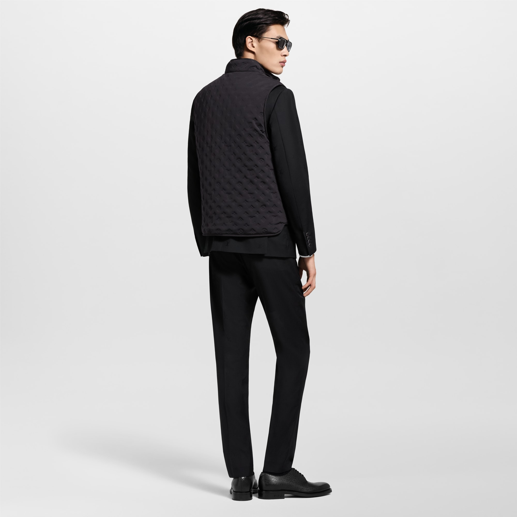 Monogram Reversible Padded Gilet  in Men