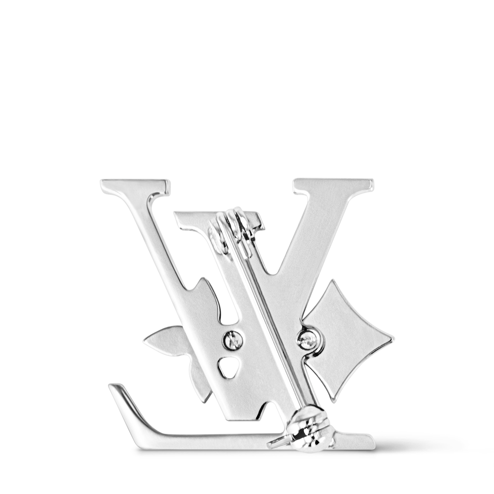 Monogram Row 胸針 . in 男士