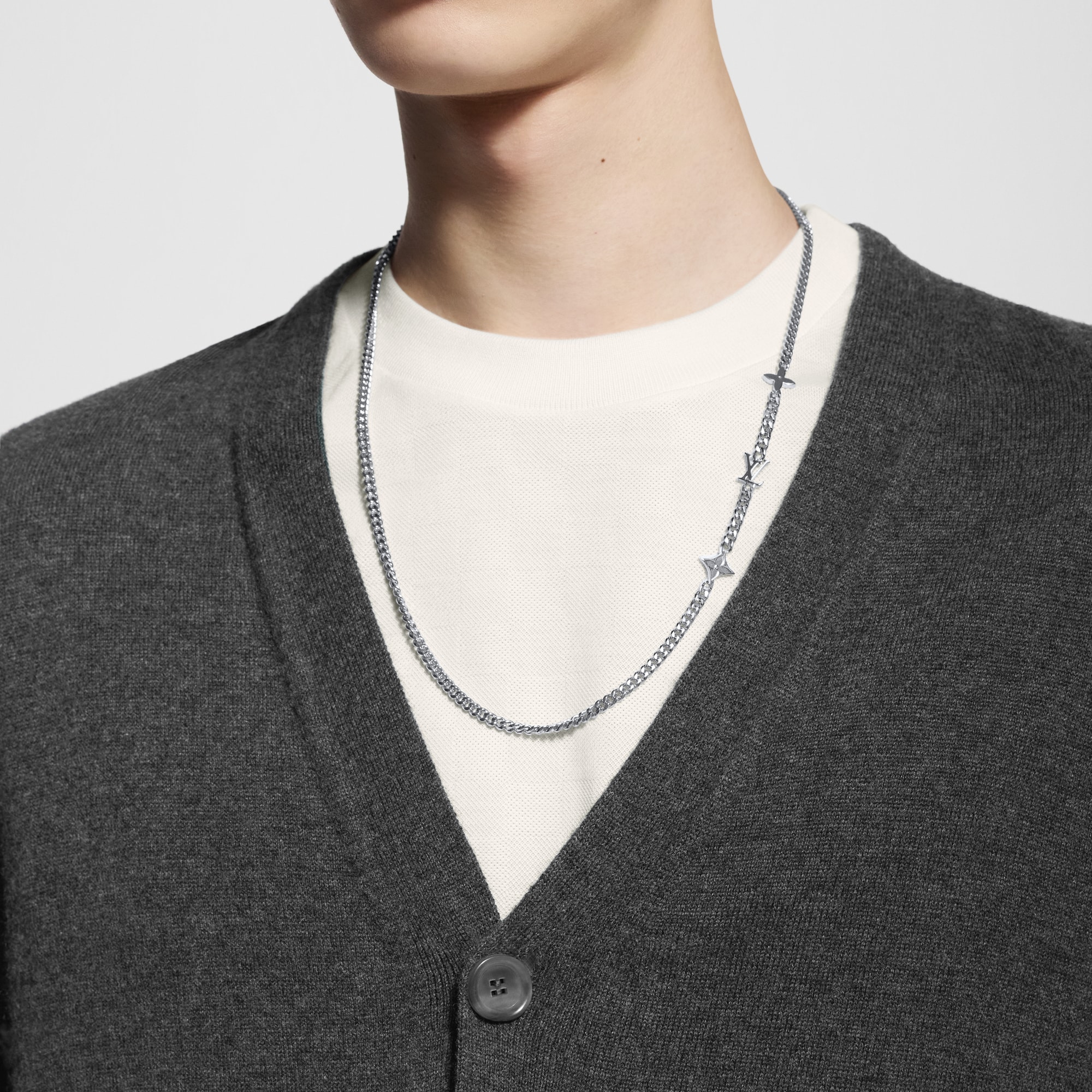 Monogram Row 頸鏈 . in 男士