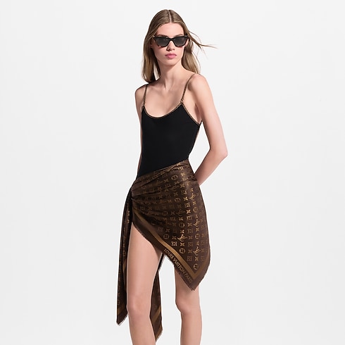 Monogram Shine Shawl . in Women's Accessories Shawls collections by Louis Vuitton (Product zoom)