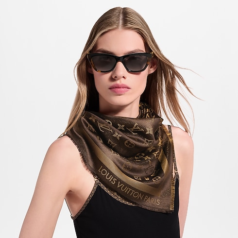 Monogram Shine Shawl . in Women's Accessories Shawls collections by Louis Vuitton (Product zoom)
