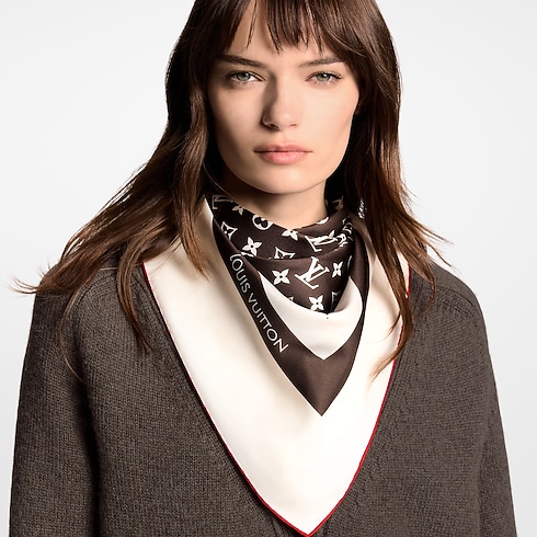 Monogram Silhouette Square 70 . in Women's Accessories Silk Squares and Bandeaus collections by Louis Vuitton (Product zoom)
