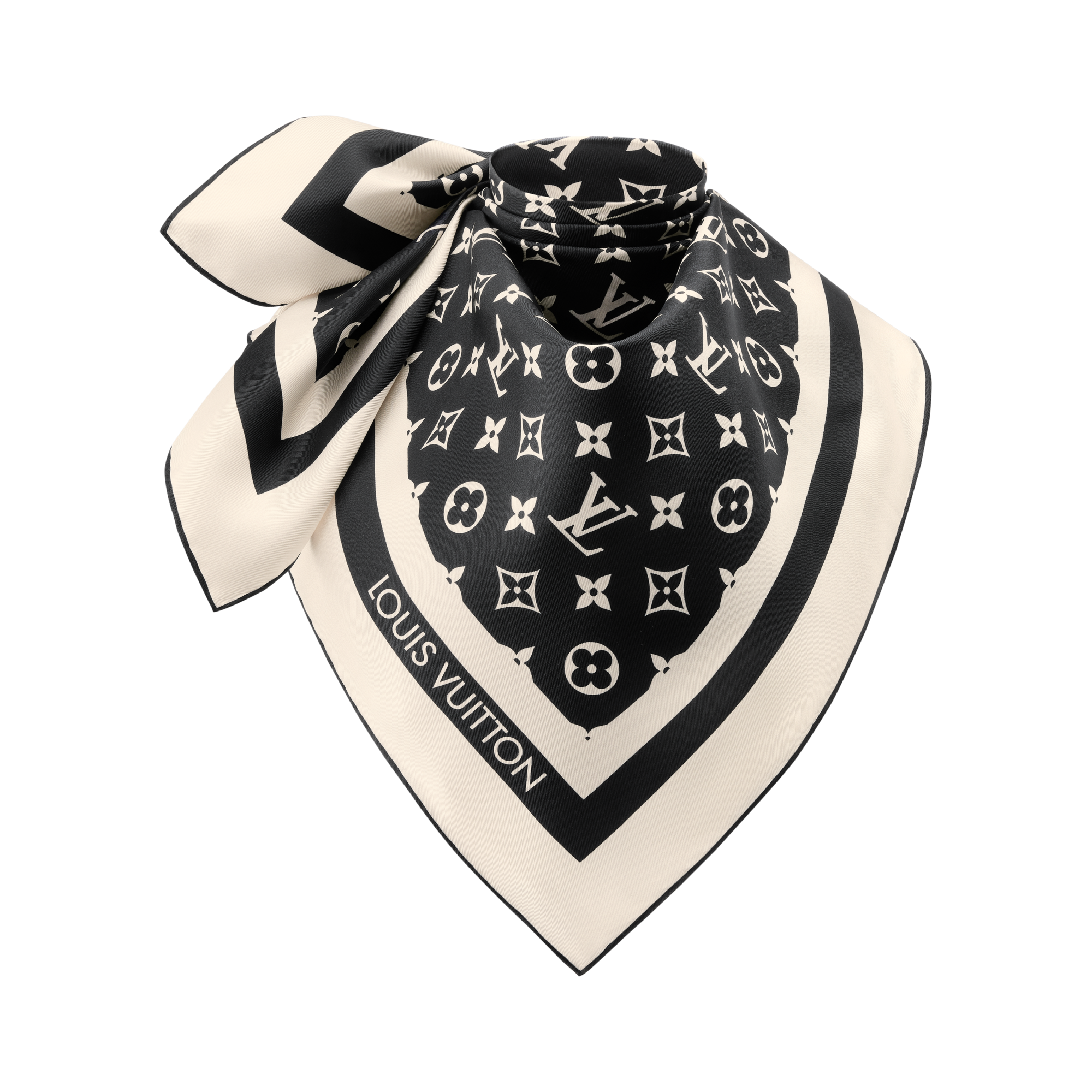 Monogram Silhouette 90方巾 . in 女士