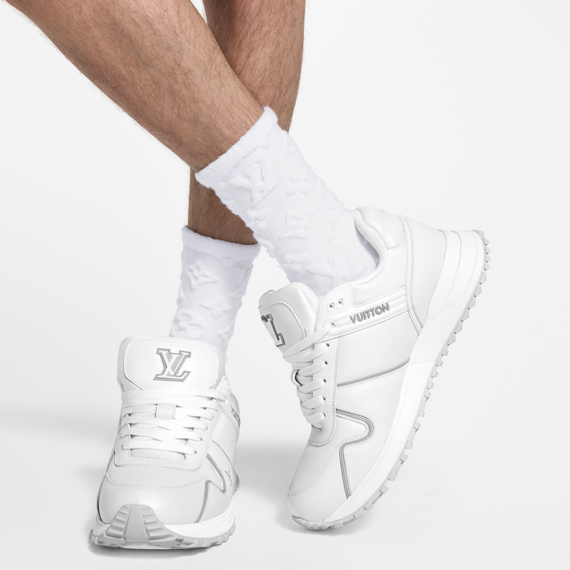 Monogram Sponge Socks . in Men