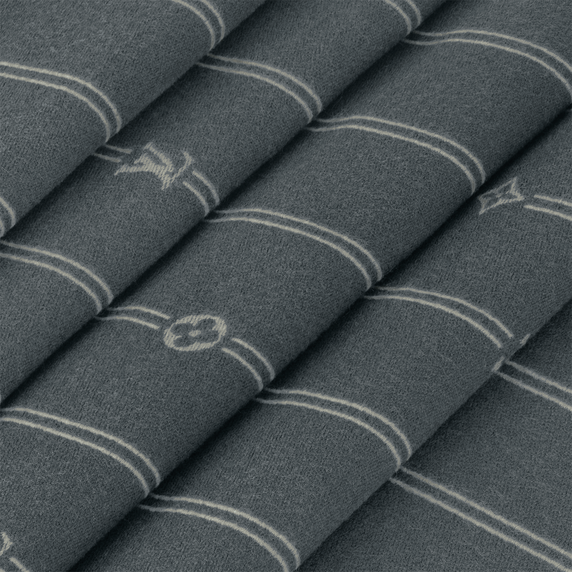 Monogram Stripes 頸巾 . in 男士