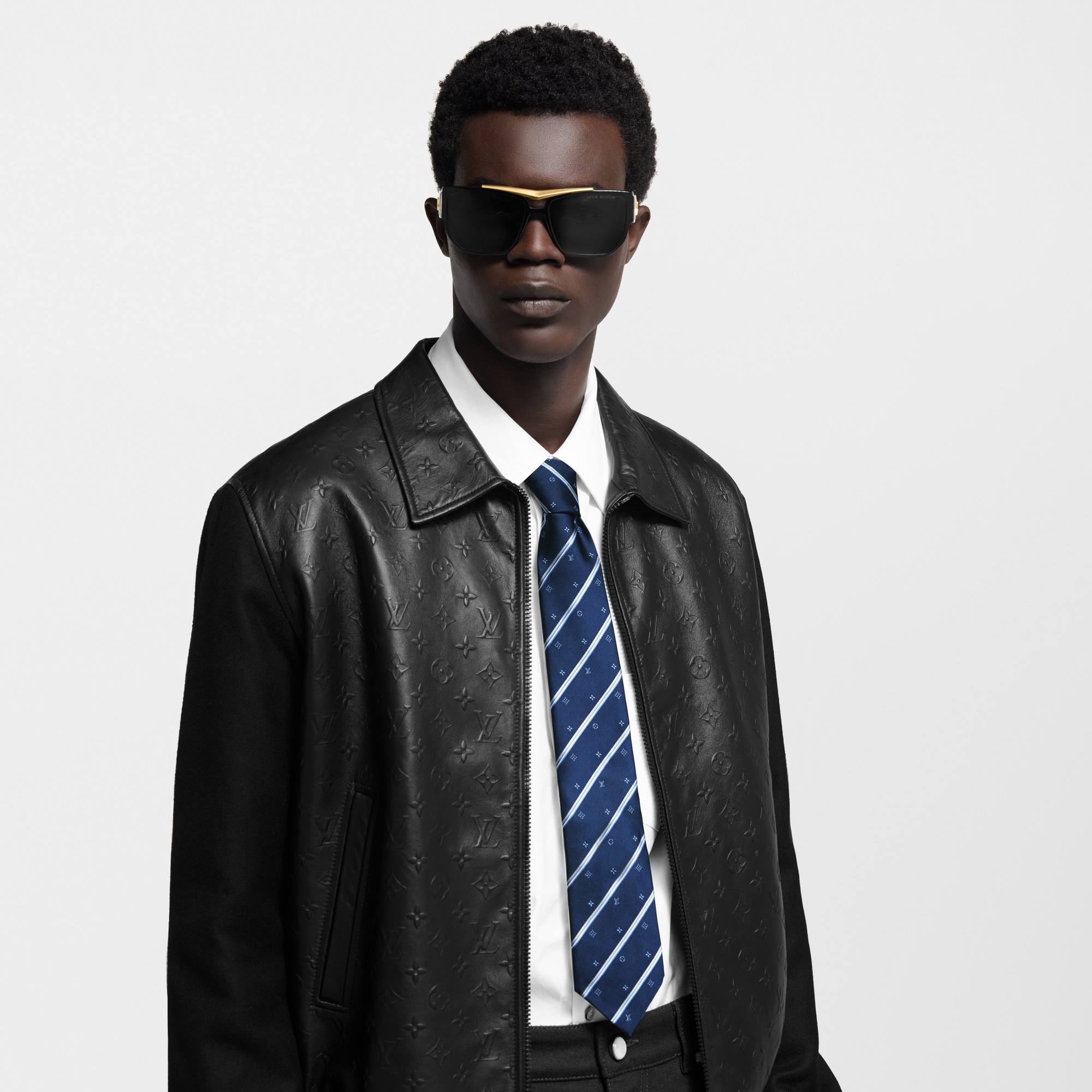 Monogram Stripes 領帶 . in 男士