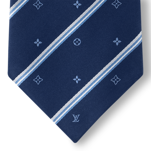 Monogram Stripes Tie . in Men's Accessories Ties and Pocket Squares collections by Louis Vuitton (Product zoom)