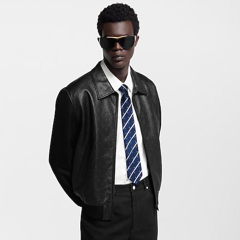 Monogram Stripes Tie . in Men's Accessories Ties and Pocket Squares collections by Louis Vuitton (Product zoom)