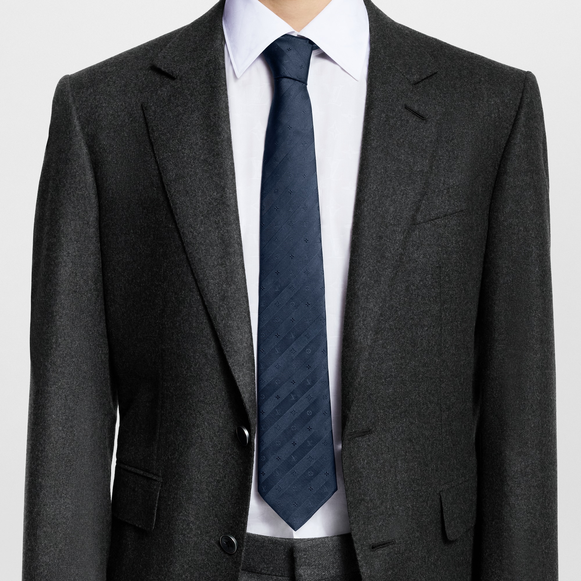 Monogram Stripy Tie . in Men