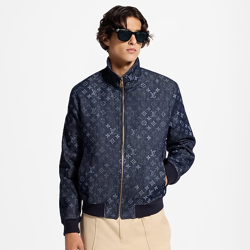 Monogram Surplus Denim Tracktop cropped view