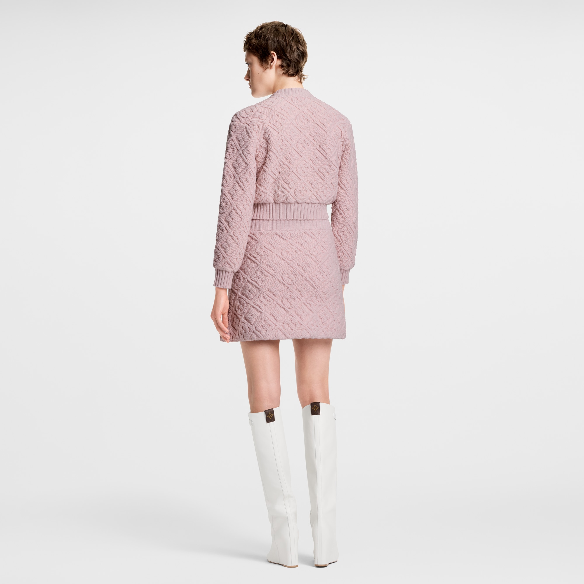 Monogram 毛巾面料開襟外套  in 女士