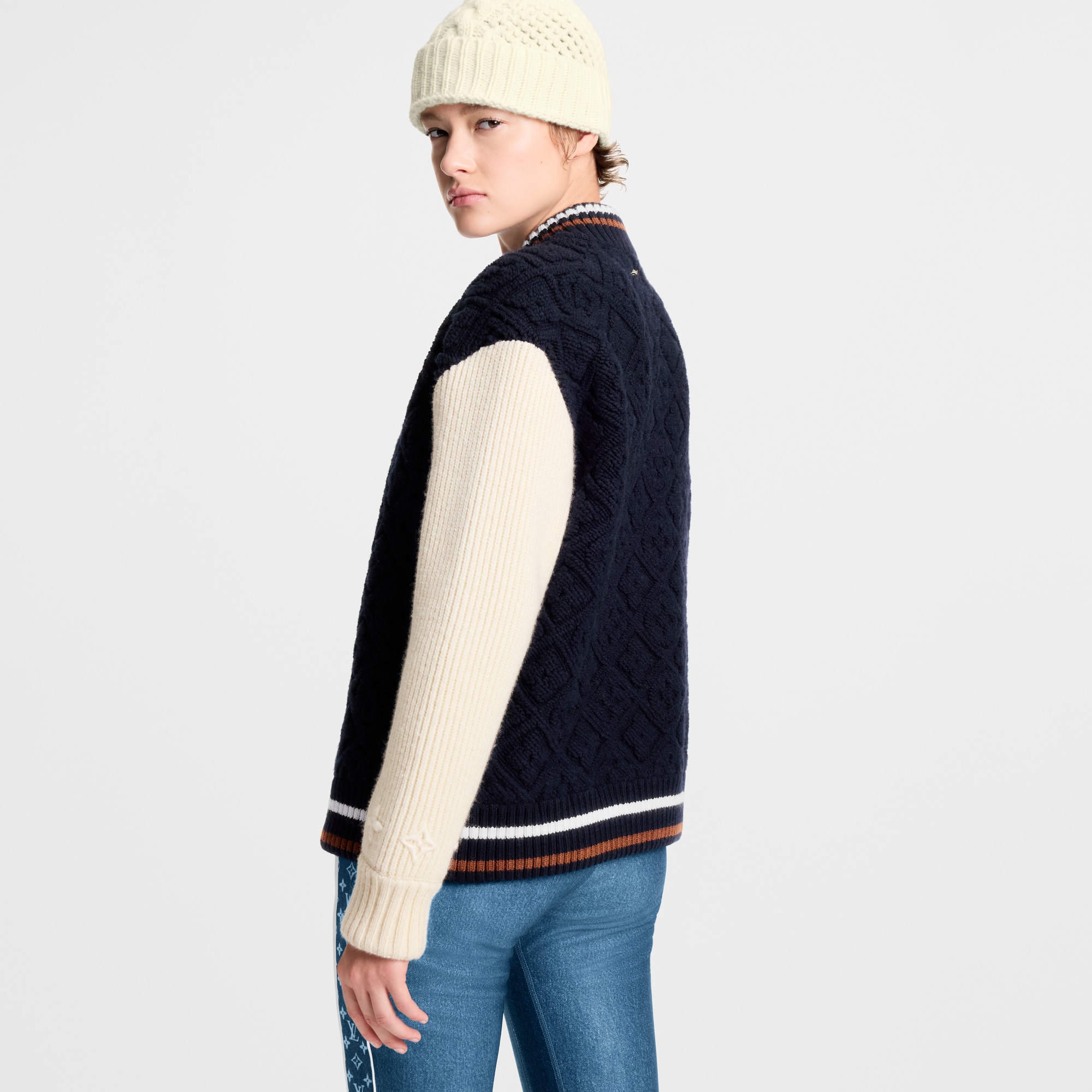 Monogram Toweling Varsity Jacket  in Women