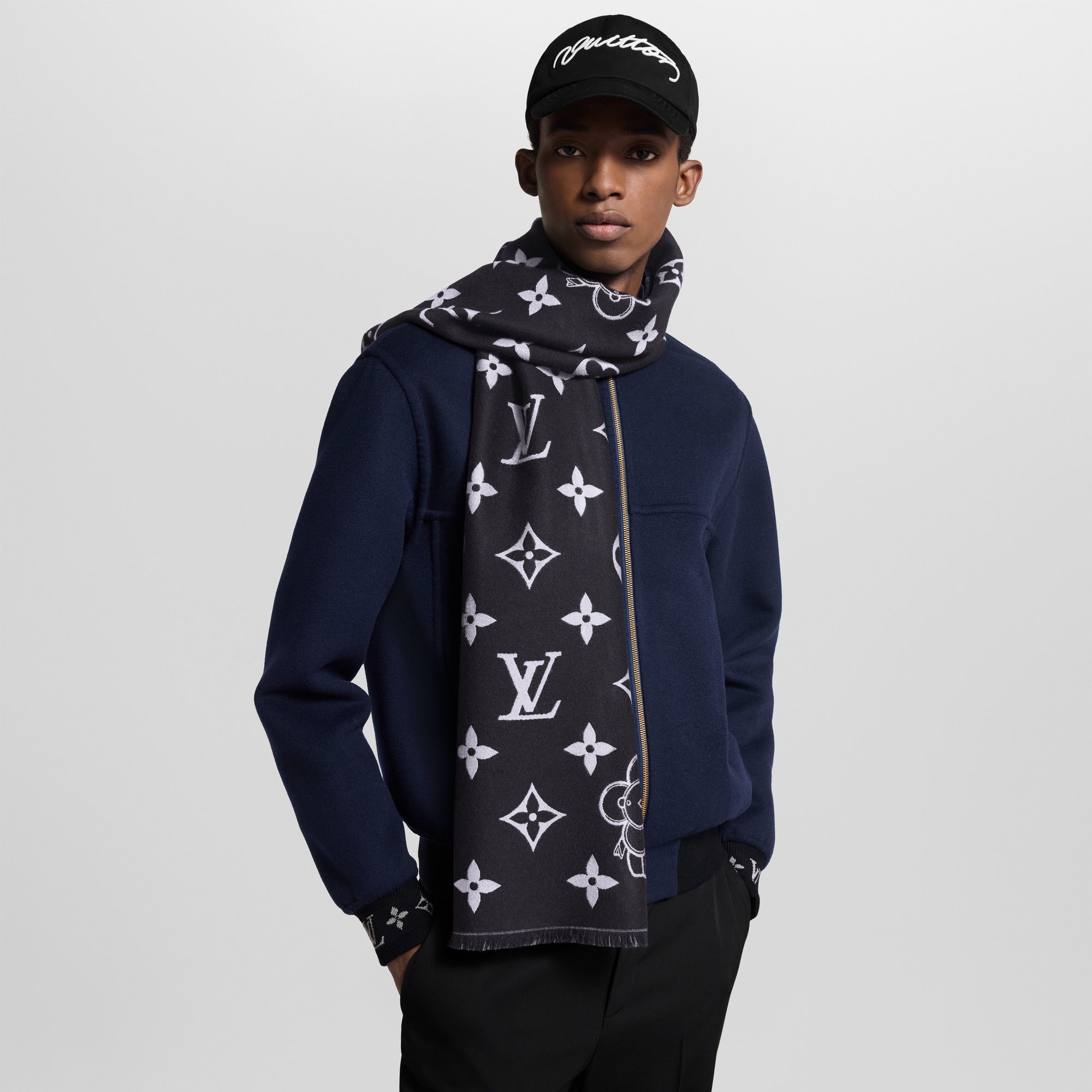 Monogram Vivienne 頸巾 . in 男士