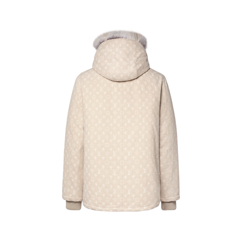 Monogram Water-Repellent Denim Down Parka in Men's Ready to Wear All Ready to Wear collections by Louis Vuitton (Product zoom)