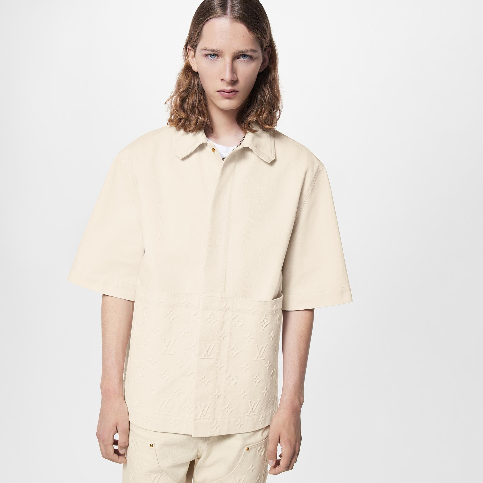 Monogram Workwear Short-Sleeved Shirt  in Men