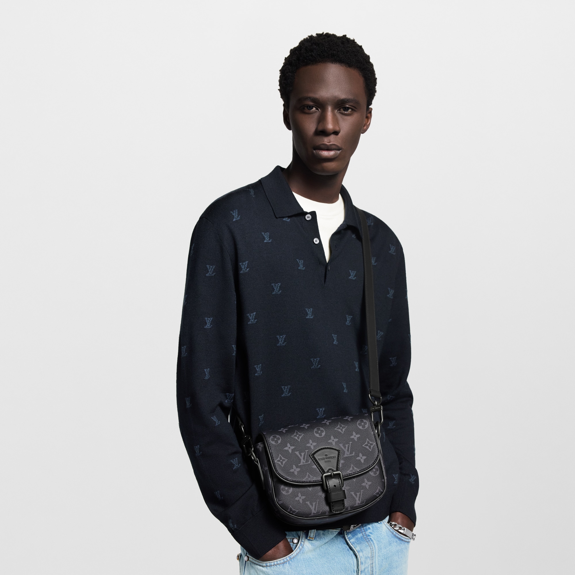 Montsouris Messenger PM Monogram Eclipse Canvas in Bags and Small Leather Goods