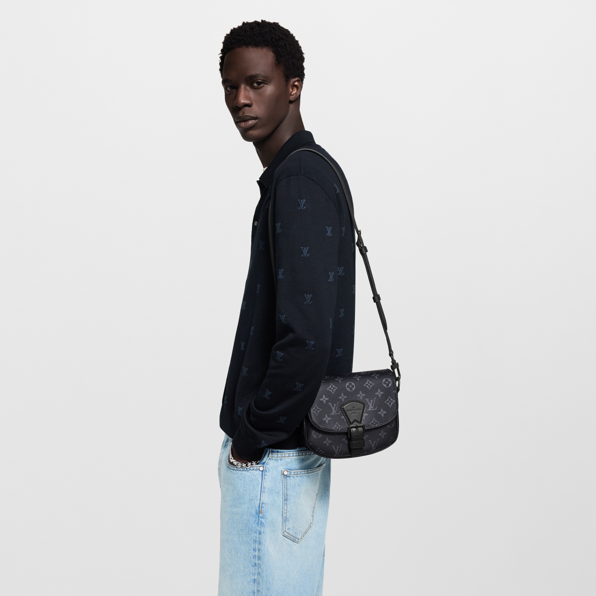 Montsouris Messenger PM Monogram Eclipse Canvas in Bags and Small Leather Goods