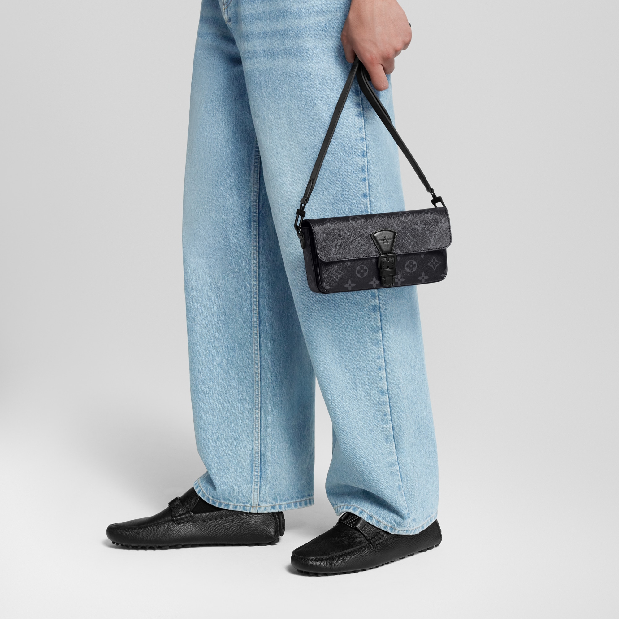 Montsouris 可穿戴式銀包 Monogram Eclipse 帆布 in 男士