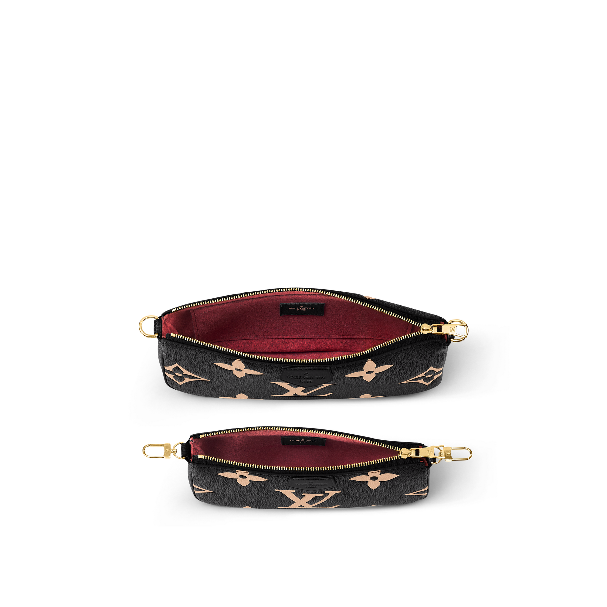 Multi Pochette Accessoires Bicolor Monogram Empreinte Leather in Women