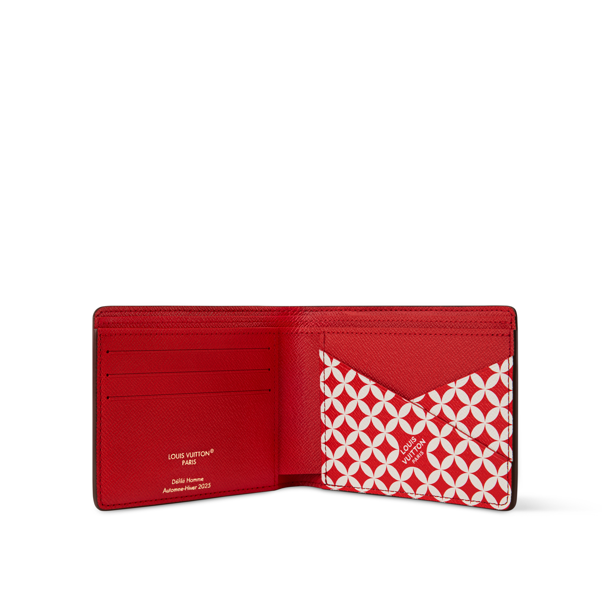 Multiple 銀包 Damier Ebène 帆布 in 時尚手袋及小型皮具