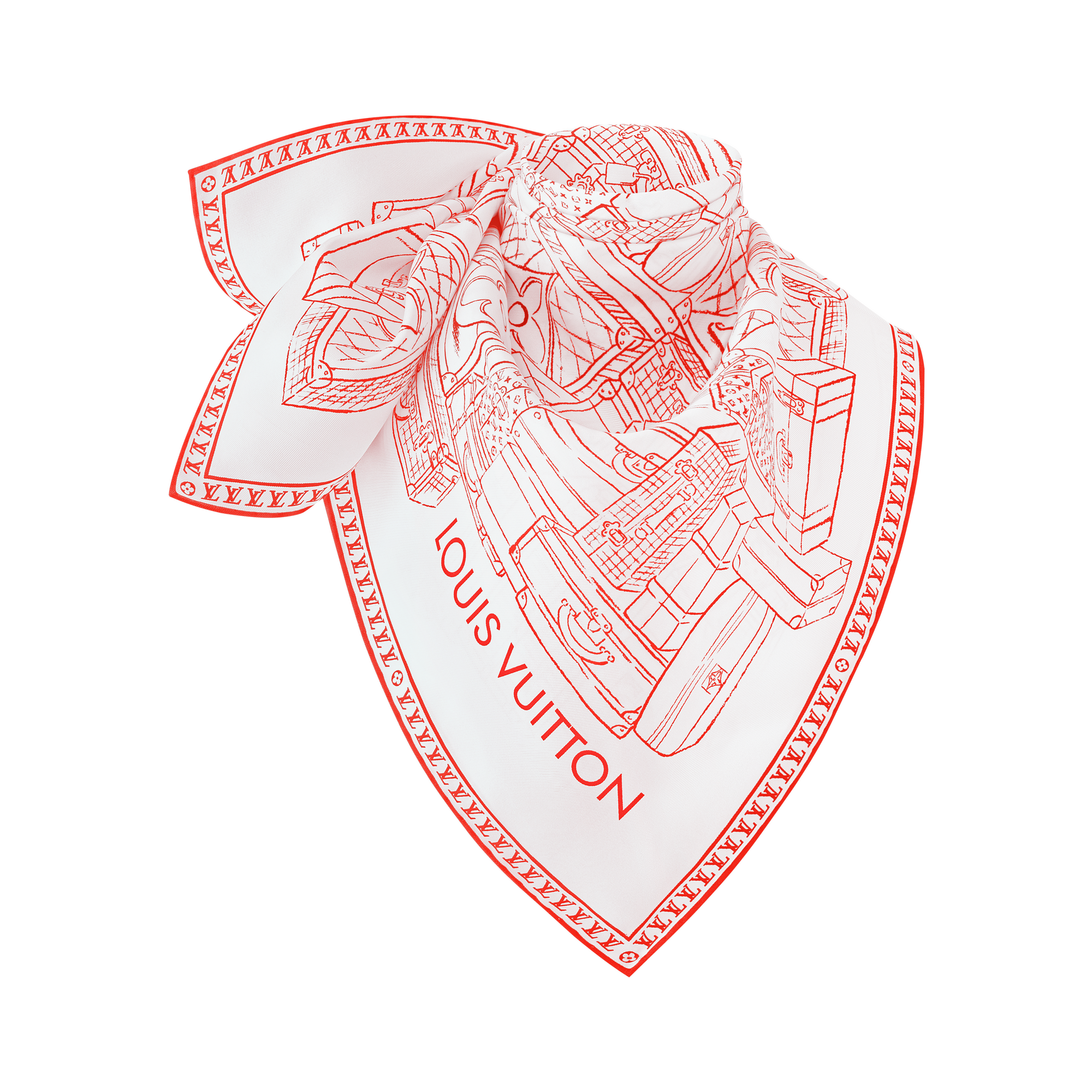 My LV Luggage 90方巾 . in 女士