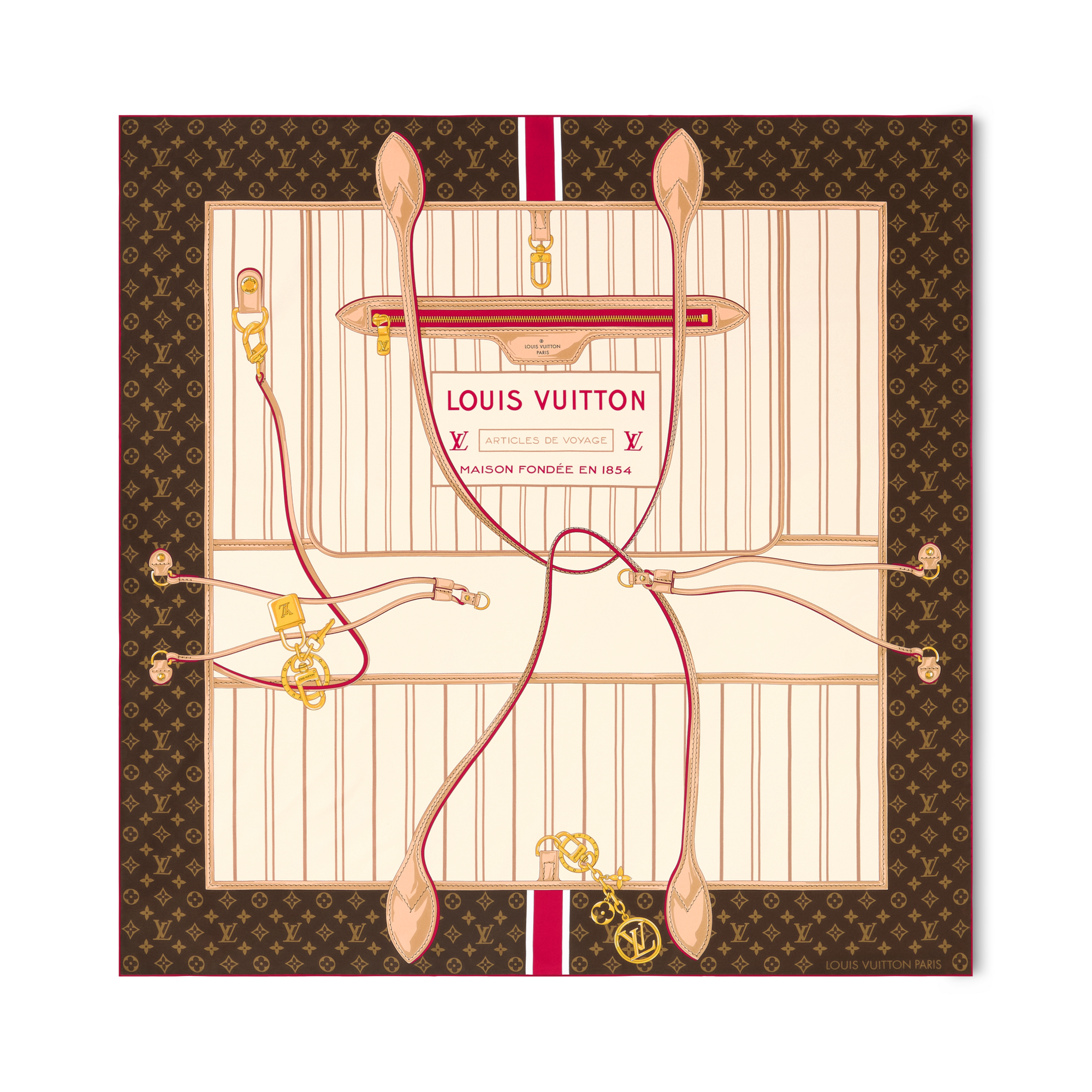 My Neverfull 90方巾 . in 女士