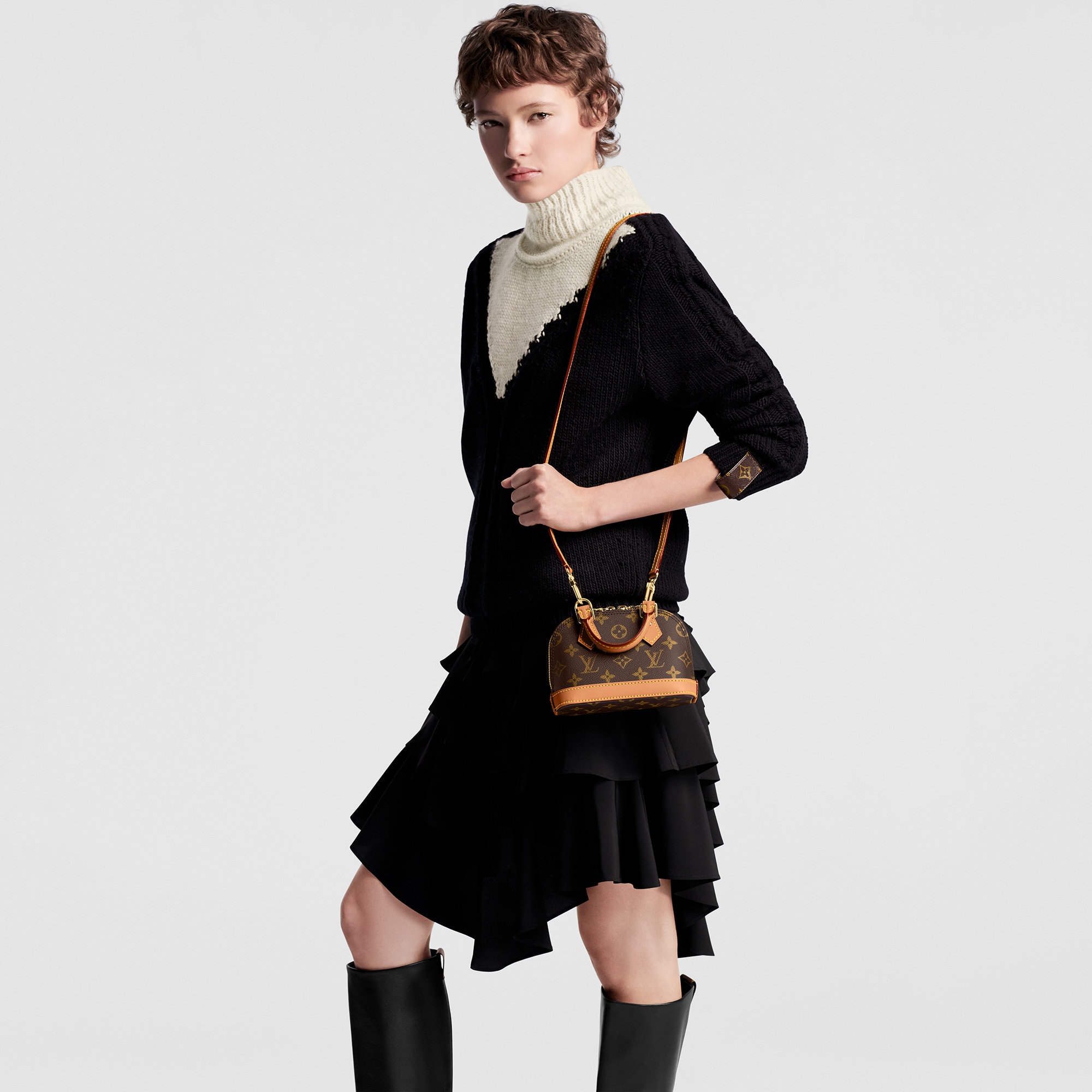 Nano Alma Monogram 帆布 in 女士