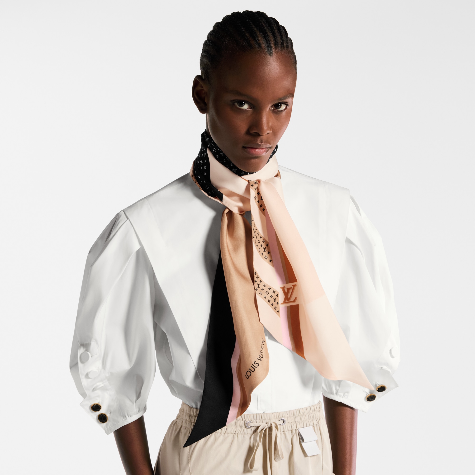 Nano Monogram Lavalliere Stole . in Women