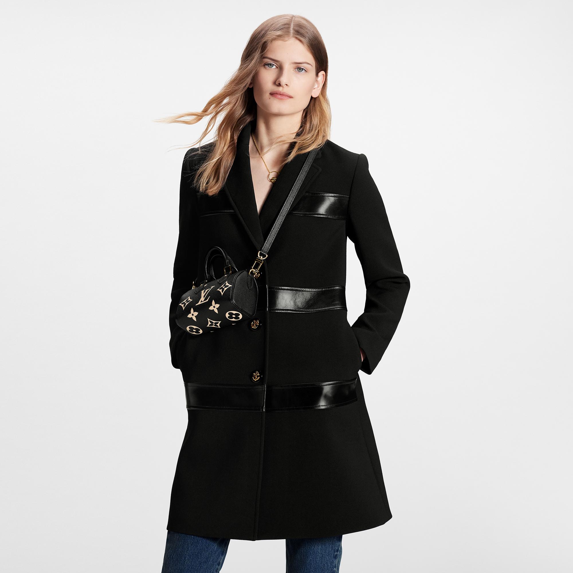 Nano Speedy Bicolor Monogram Empreinte Leather in Women