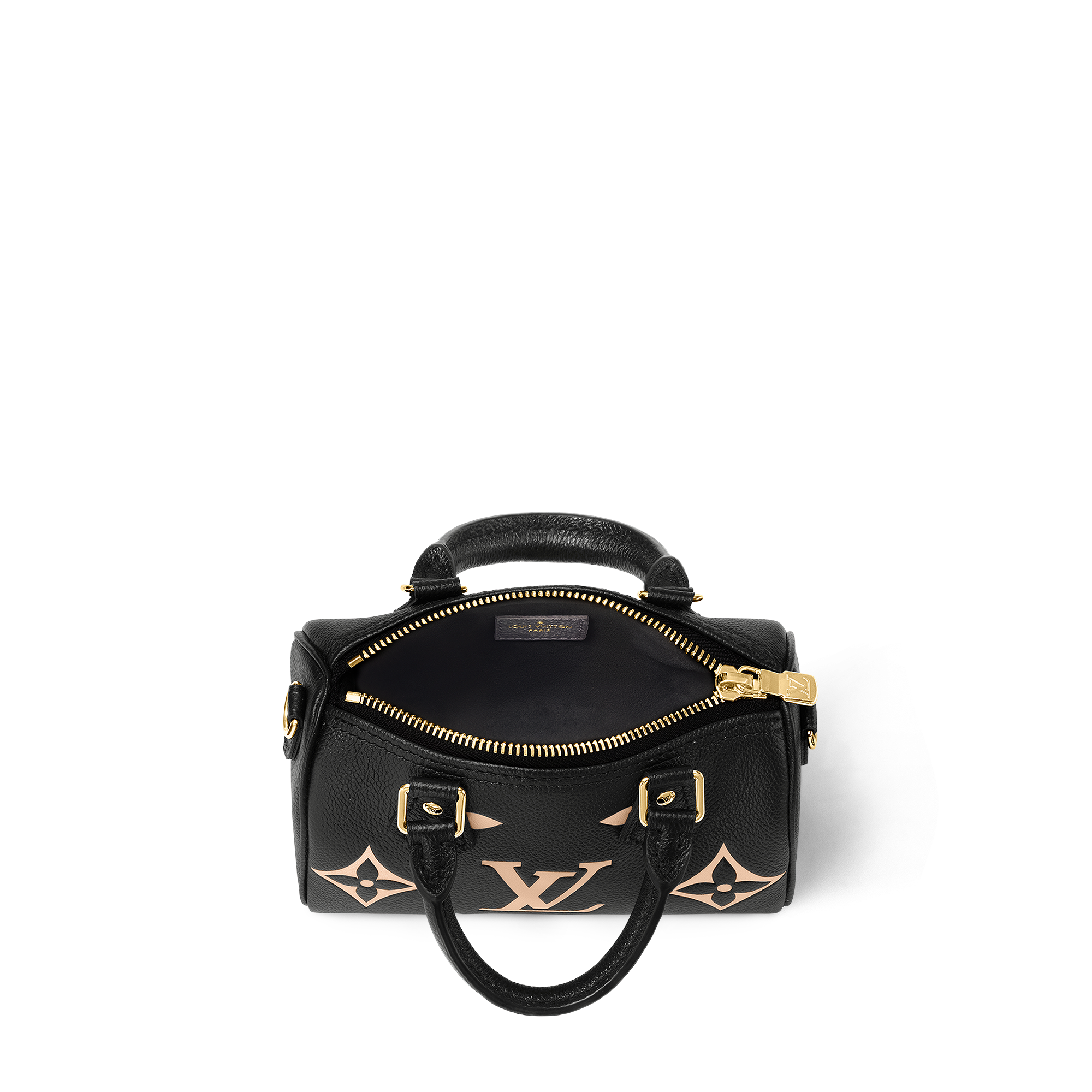 Nano Speedy Bicolor Monogram Empreinte Leather in Women