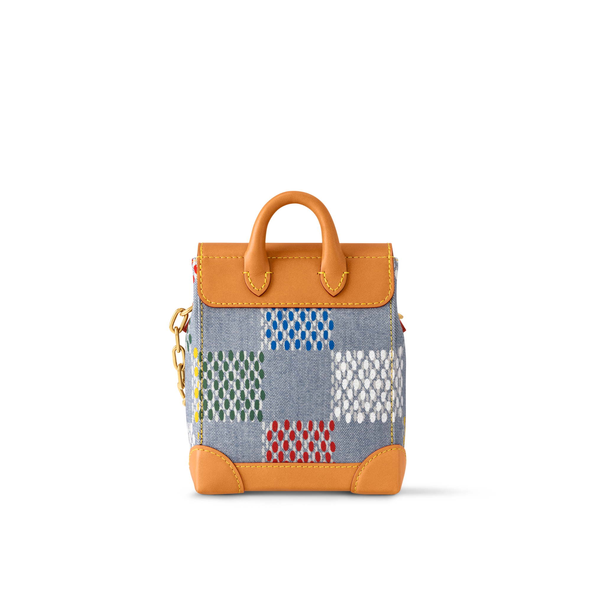 Nano Steamer Damier Ebène Canvas in Men