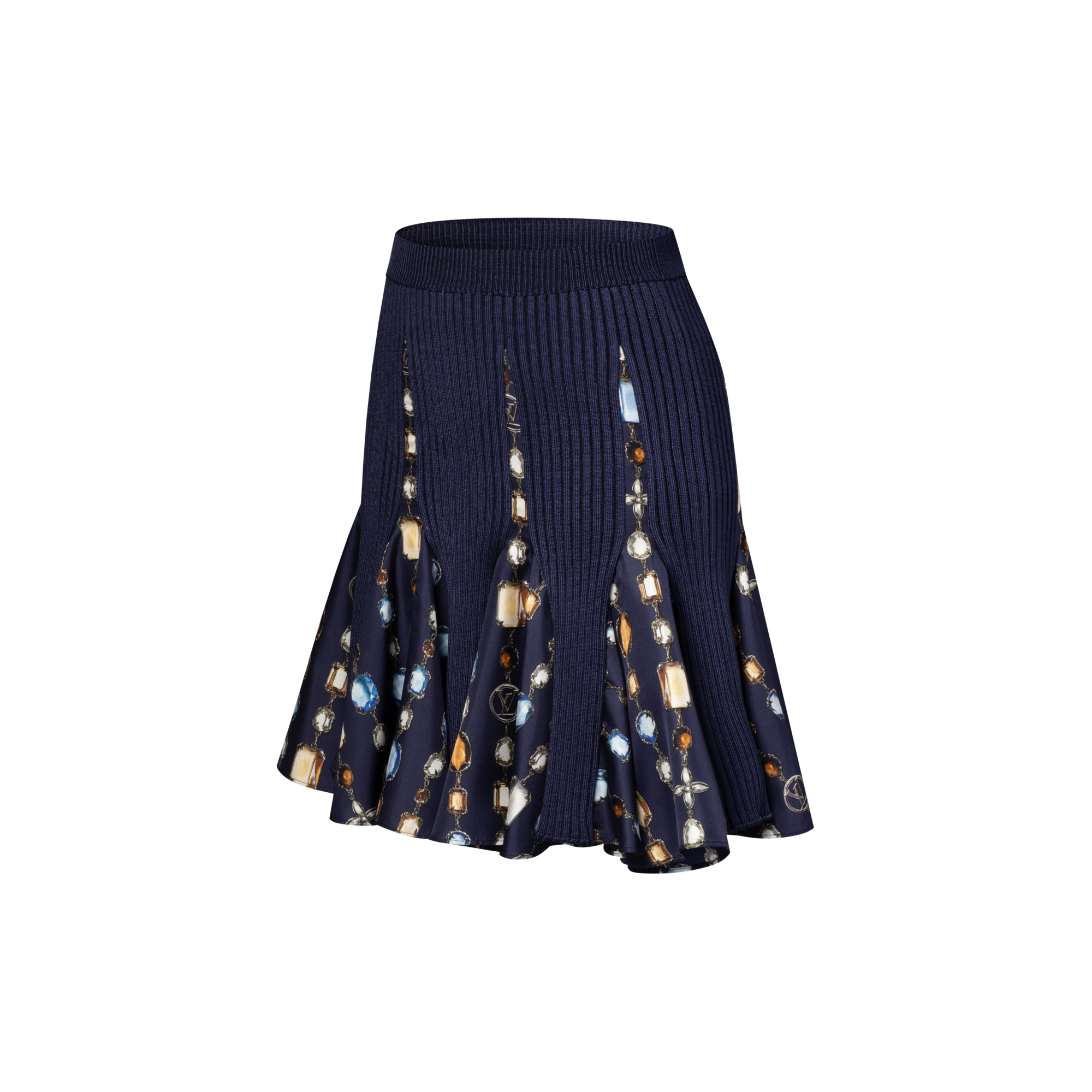 Necklace Insert Knit Skirt  in Women