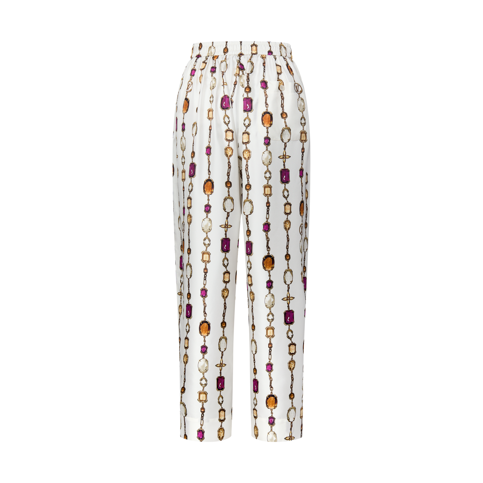 Necklace Print Pajama Pants  in Women