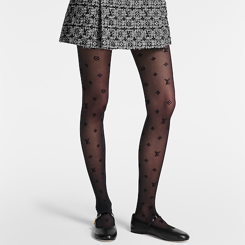Neo Monogram Takeover Tights . in Women's Accessories Hats and Gloves collections by Louis Vuitton (Product zoom)