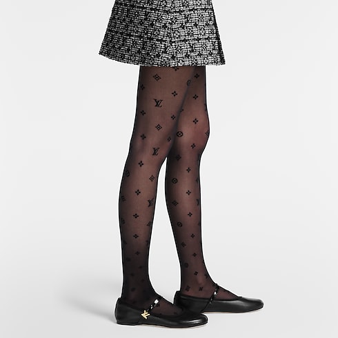 Neo Monogram Takeover Tights . in Women's Accessories Hats and Gloves collections by Louis Vuitton (Product zoom)
