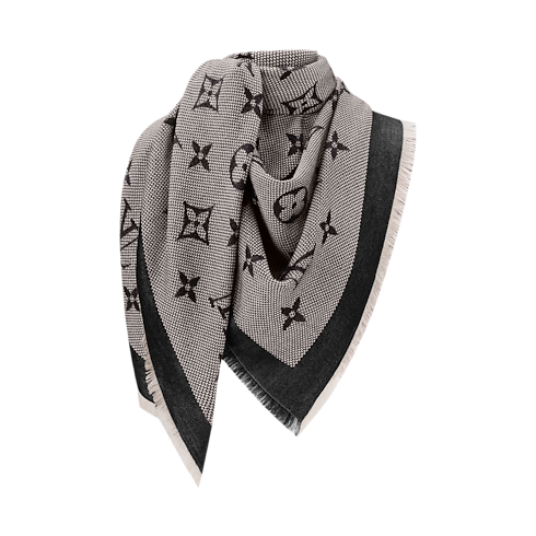 Neo Natté Monogram Shawl . in Women's Accessories Shawls collections by Louis Vuitton (Product zoom)
