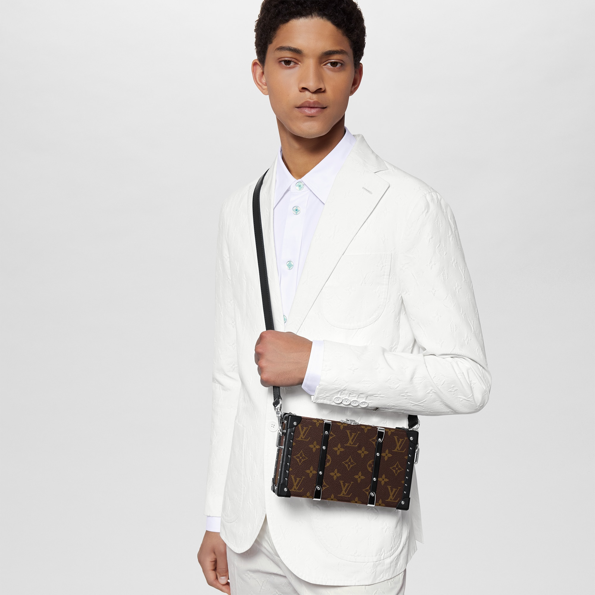 Neo Wallet Trunk Monogram Macassar Canvas in Les Extraordinaires