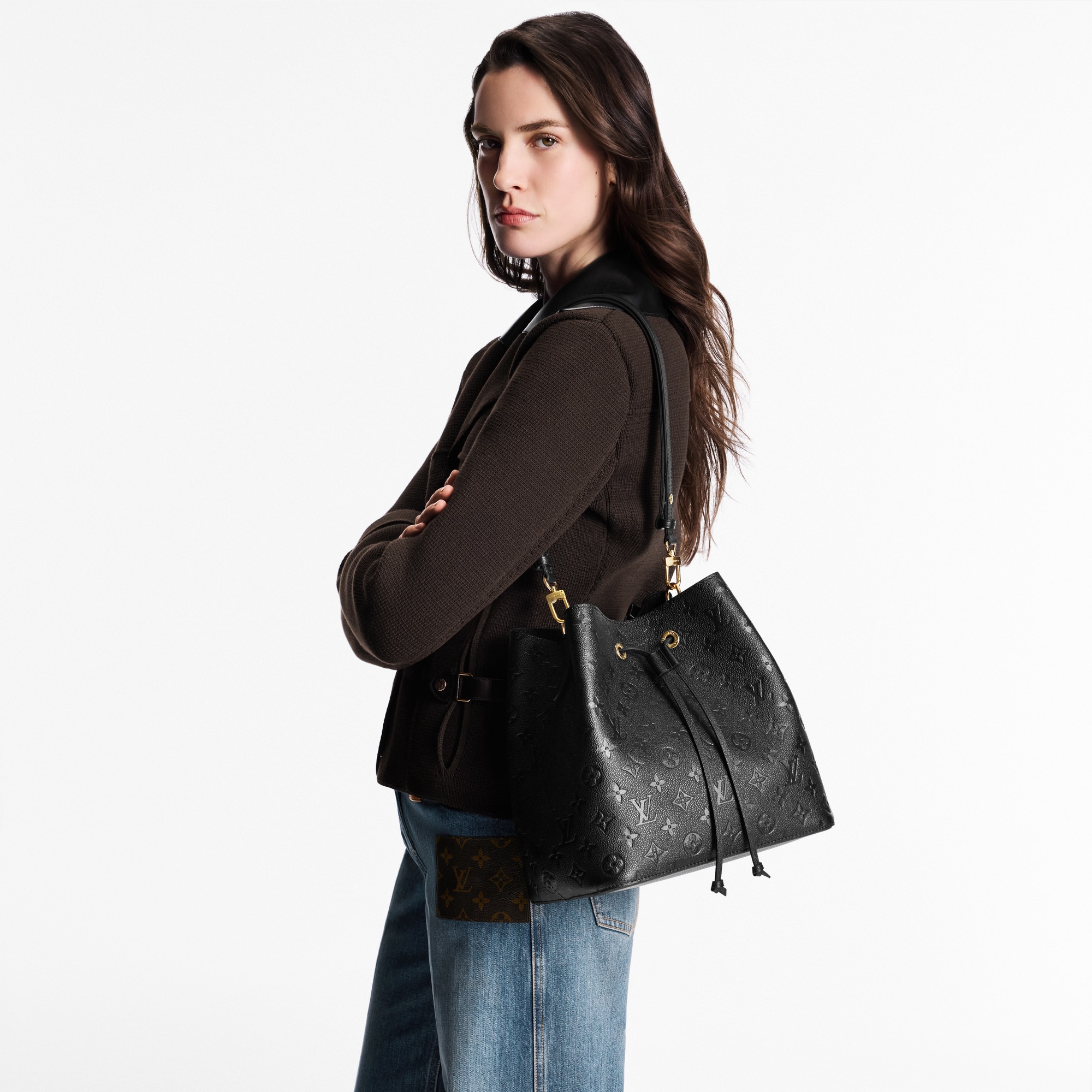 NéoNoé MM Monogram Empreinte Leather in Women